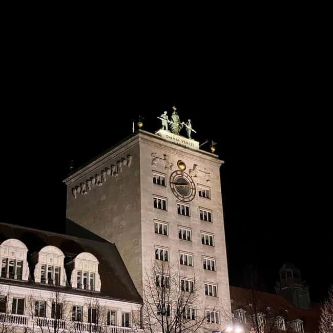 Leipzig Night Watchman of the 21st Century: Modern Evening Tour - The Goethe Statue and Old Town Hall in Focus