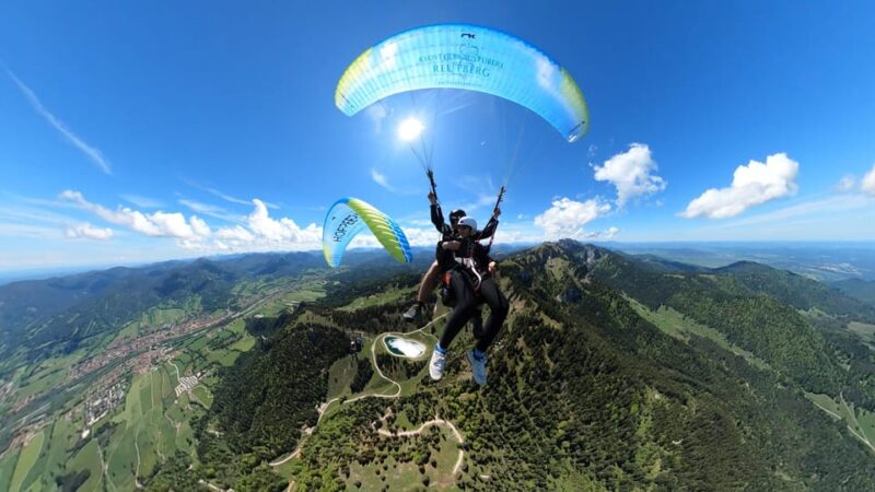Lenggries: Tandem Paragliding Flight - The Safe Hands of a Certified Pilot