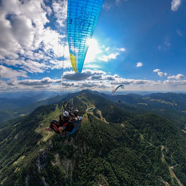 Lenggries: Tandem Paragliding Flight - The Return and Video Highlights
