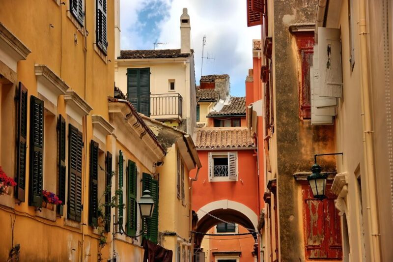 Lets Get Lost in the alleys of Corfu Old Town - The Palace of St. Michael & St. George and the San Giacomo Theatre