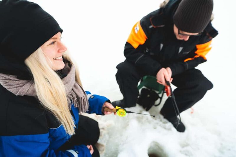 Levi: A fun Ice Fishing Experience in Levi, 3 HOURS - Key Points