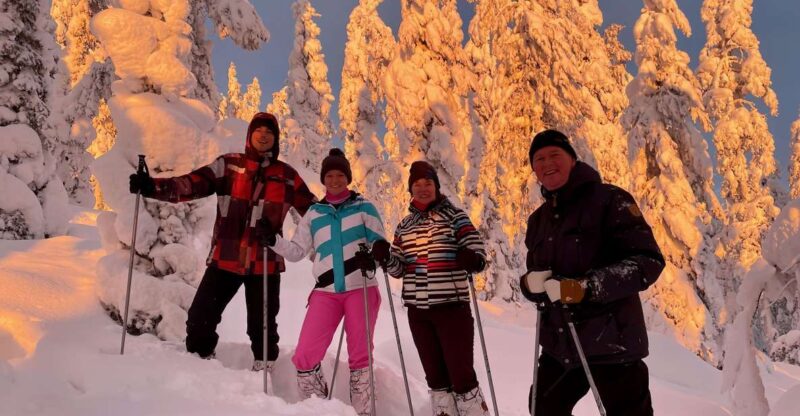 Levi: Lakeside forest snowshoeing - Suitable for Travelers with Moderate Fitness