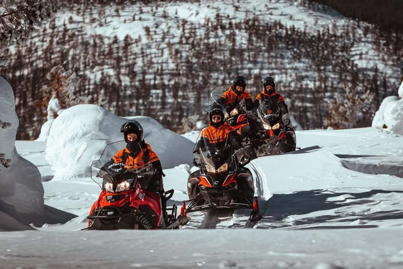 Levi: One Hour Snowmobiling Experience - The Snowmobile Ride Through Levi’s Arctic Wilderness