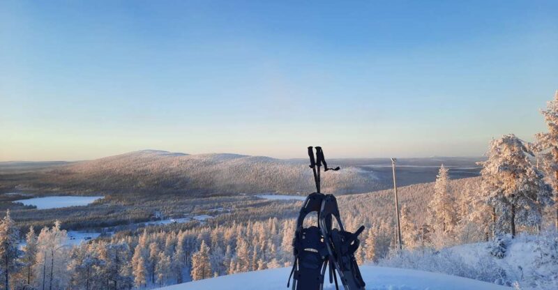 Levi: Panoramic Snowshoeing at the Top of Levi Fell - Scenic Drive to Levi Fell’s Tundra Summit