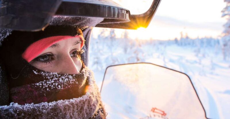 Levi: Snowmobile Safari for Adults - Exciting Snowmobiling in Lapland: Levis Adult-Only Safari
