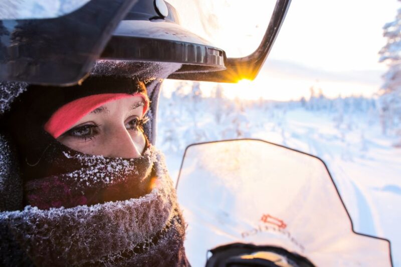 Levi: Snowmobile Safari for Adults - Experience the Lapland Winter Wilderness on Well-Maintained Snowmobiles