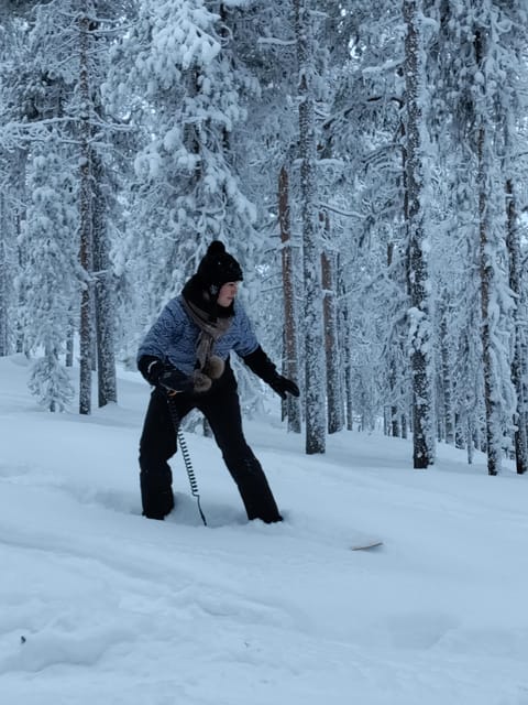 Levi: Snowsurfing Adventure with Snowshoe Hike - Mastering the Art of Snowsurfing with Expert Guidance