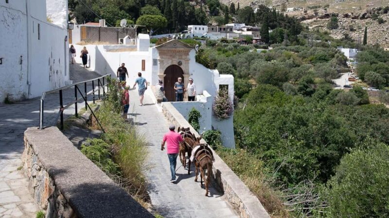 Lindos Day Cruise with Swim Stops from Faliraki & Kalithea - Key Points
