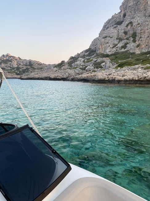 Lindos: Discover the Gems of Lindos - Private Speedboat Tour - Exploring the Lindos Coastline and Iconic Landmarks