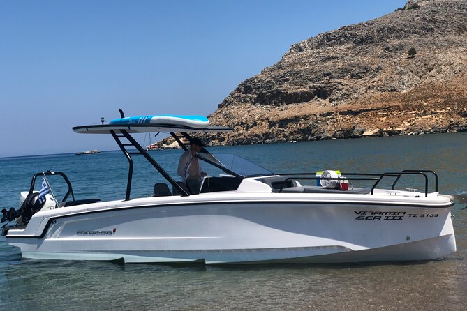 Lindos Rent a Boat - Axopar 25 CT - Half Day - Elegant and Powerful Axopar 25 CT for a Luxurious Half-Day Boat Trip in Rhodes