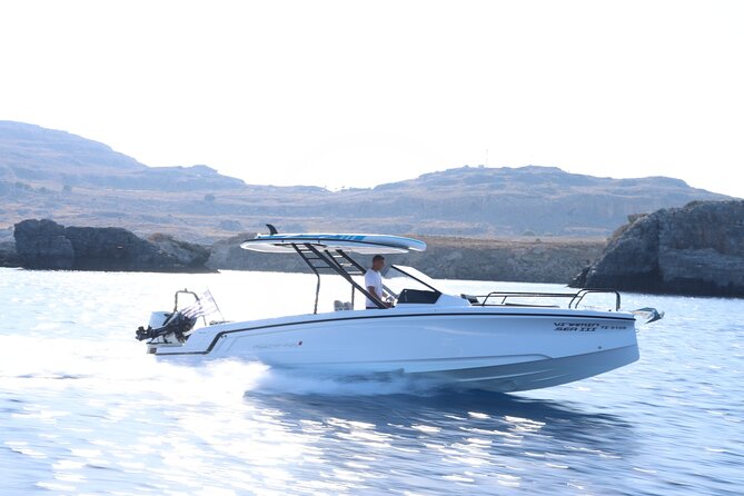 Lindos Rent a Boat - Axopar 25 CT - Half Day - Starting Point and Flexibility in Meeting Locations