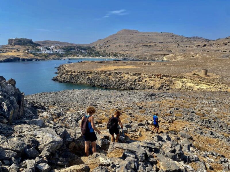 Lindos: Small Group Hiking Adventure - Vlycha Bay: Swim and Relaxation Stop