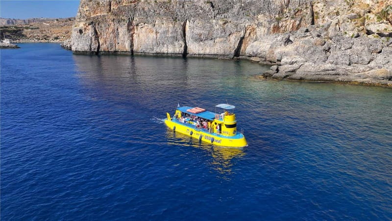 Lindos: Submarine Cruise with Swimming Stop at Navarone Bay - The Sum Up: A Scenic, Family-Friendly Sea Adventure in Lindos