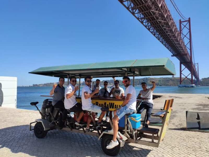 Lisbon: 1-Hour Beer Bike Tour with Draft Beer & Sangria Ride - The Route: Highlights and Notable Stops