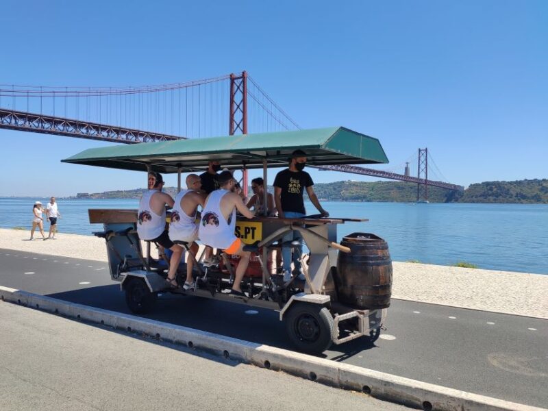 Lisbon: 1-Hour Beer Bike Tour with Draft Beer & Sangria Ride - Practical Details: Booking, Group Size, and Cancellation