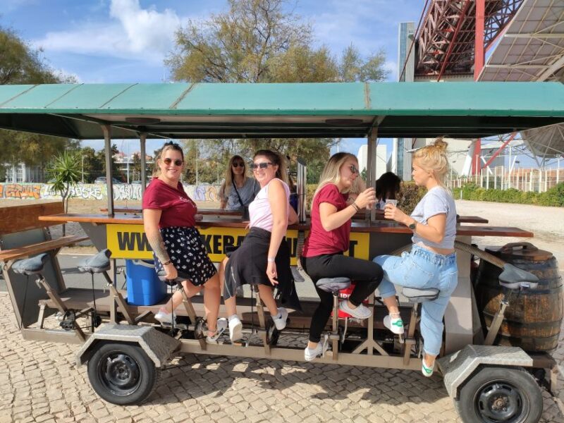 Lisbon: 1-Hour Beer Bike Tour with Draft Beer & Sangria Ride - Why Choose This Tour: Strengths and Considerations
