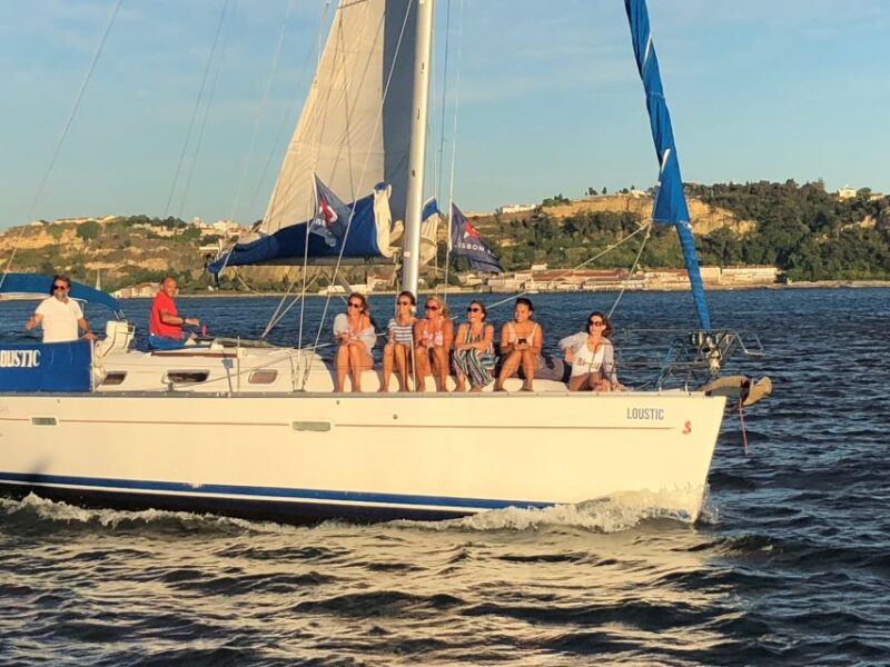 Lisbon 2-Hour River Cruise - Enjoying Refreshments Aboard the Boat