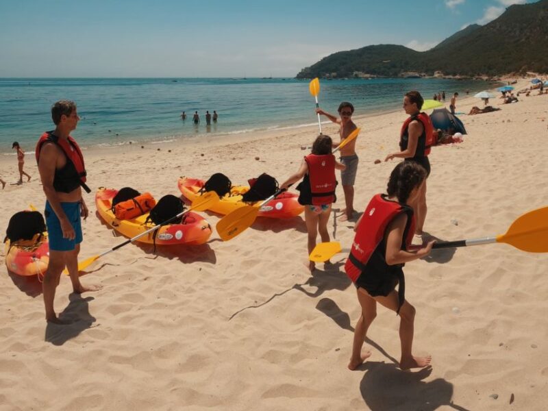 Lisbon: Arrábida Kayak & Wild Beach Snorkeling Pickup Option - Key Points