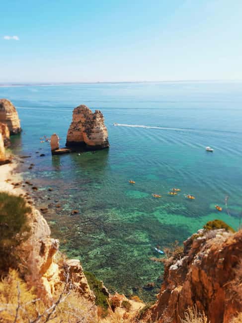 Lisbon: Benagil Cave, 7 Hanging Valleys, & Lagos Marina - Relaxing at Marinha Beach and Swimming Opportunities
