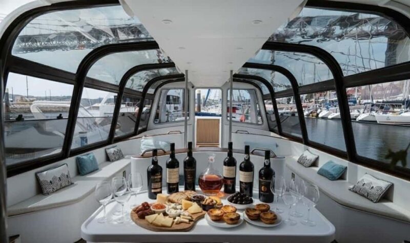 Lisbon; Boat Sunset Port Wine Tasting & Traditional Snacks - The Elegance of the Dom João Boat