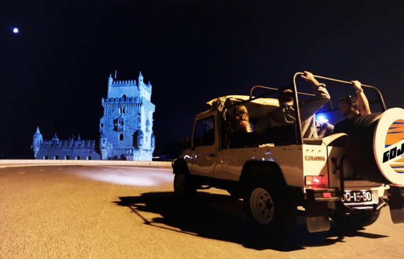 LISBON BY NIGHT in a Vintage Jeep with FOOD & DRINK Tastings - Key Points