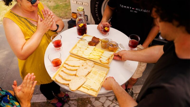 LISBON BY NIGHT in a Vintage Jeep with FOOD & DRINK Tastings - Authentic Portuguese Food and Drinks Tasting