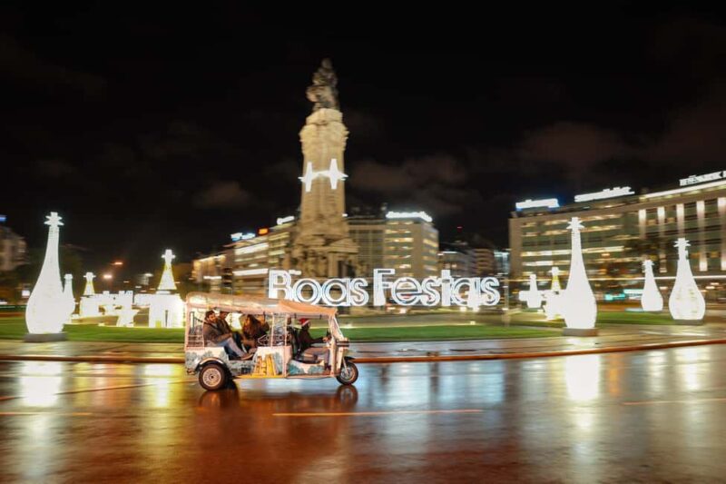 Lisbon Christmas Lights: Private Tuk Tuk Experience - Experience the Christmas Glow of Lisbon from a Private Tuk Tuk