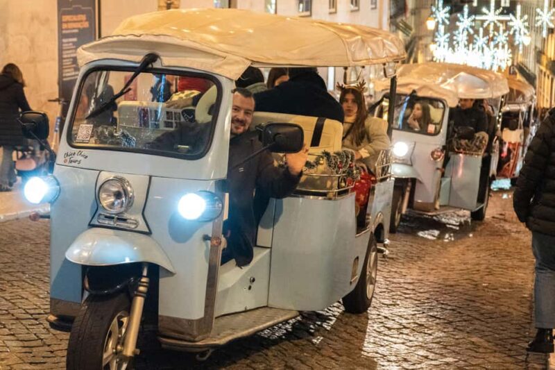 Lisbon: Christmas Lights Tuk-Tuk Tour with Local Guide - Key Points