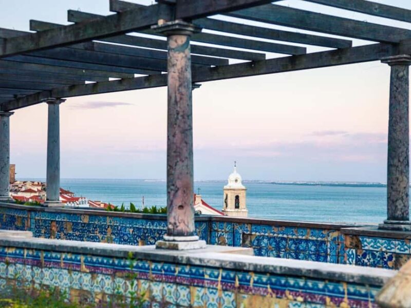 Lisbon City - Half Day Private Tour - Visiting Miradouro Santa Luzia for Lisbon’s Best Views