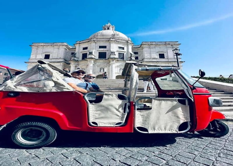 Lisbon: City Tuk-Tuk Guided Tour with Hotel Pickup - Exploring the Viewpoints: Miradouro de Santa Luzia and Senhora do Monte