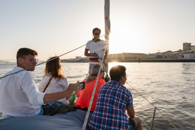 Lisbon: Daytime/Sunset/Night City Sailboat Tour with Drink - Key Points