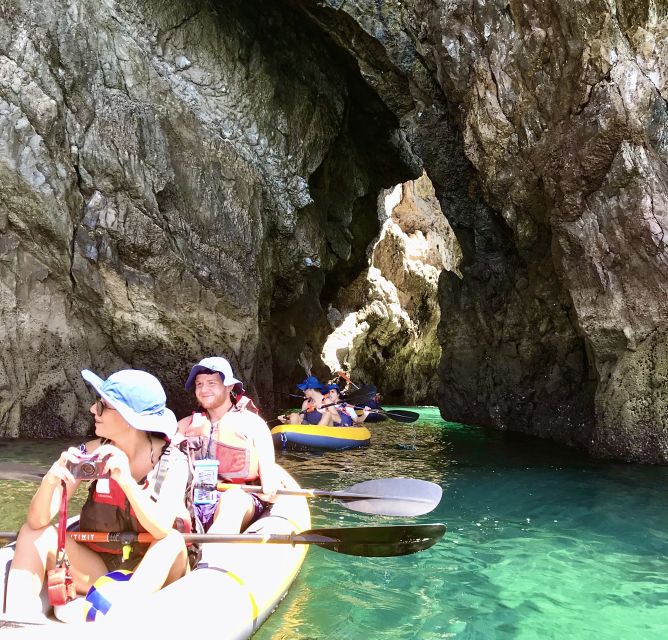 Lisbon: Full-Day Sesimbra Kayak Tour with Picnic - Visiting Ribeiro do Cavalo Beach: Portugal’s Blue Gem