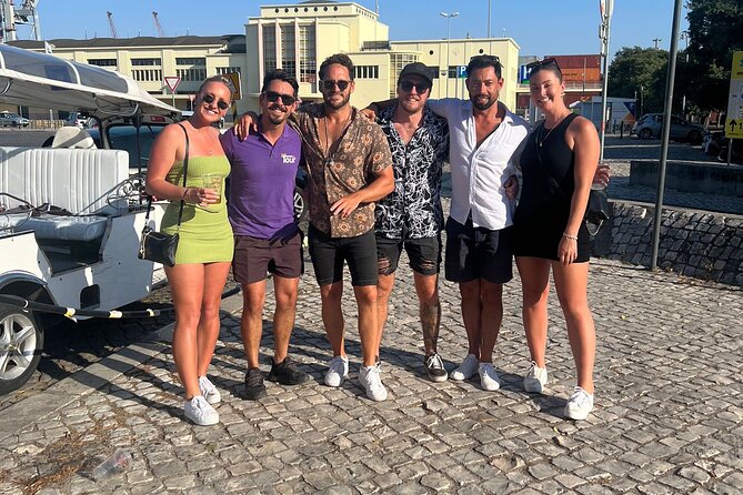 Lisbon Highlights in 2 Hours  Private Tuk Tuk Tour - Luís de Camões Square and the Portuguese Sidewalk Art