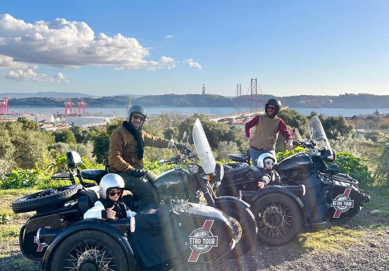 Lisbon : Historic Motorcycle Side-car Tour 1H - Highlights: Iconic Sites and Stunning Views in Just 60 Minutes