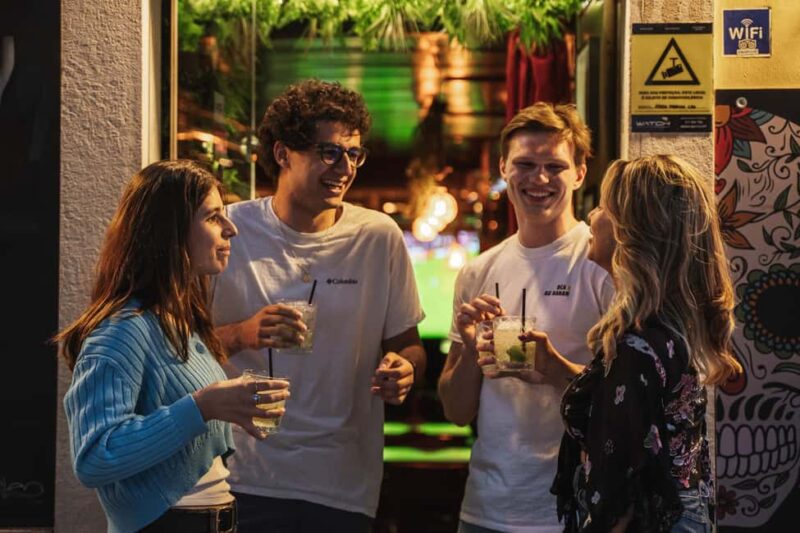 Lisbon: Private Dark History Walking Tour with Drinks - End the Night at a Vibrant Lisbon Club