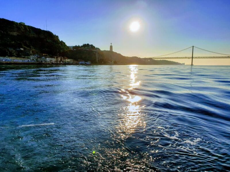 Lisbon: Private Sunset Cruise with Portuguese Wine - What to Expect During the Stops along the Route