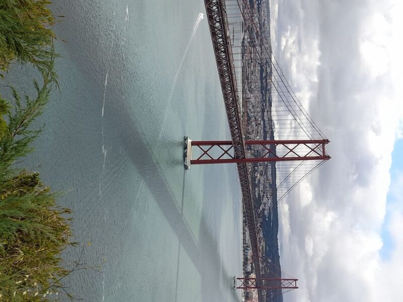 Lisbon: Private Tuk Tuk Tour Christ the King & Abril Bridge - Crossing the Abril Bridge for Stunning Panoramas