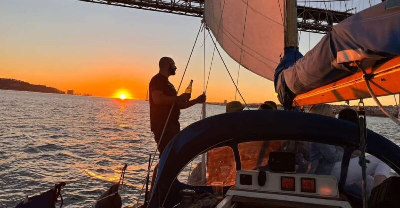 Lisbon: Sailboat Sunset Tour with a Drink - The Experience Aboard the Sailboat