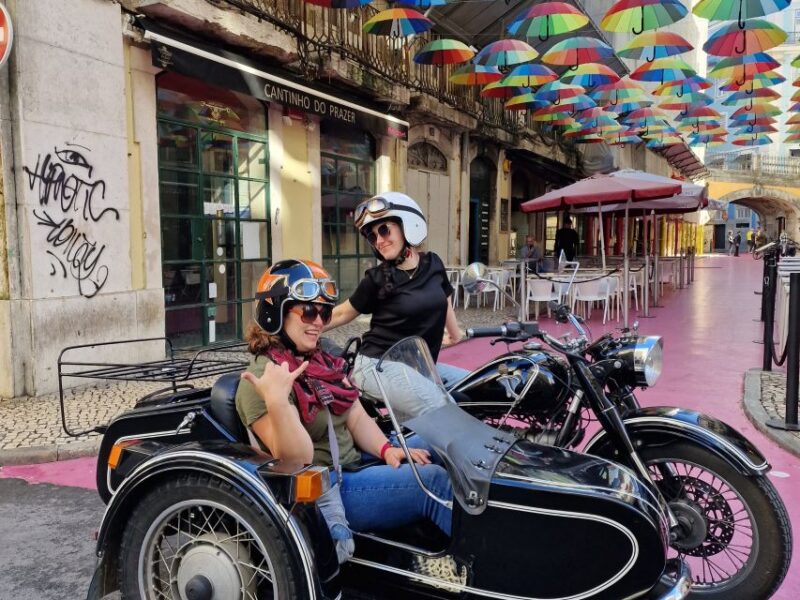 Lisbon: Sidecar Tour - Safety and Comfort on the Motorbike and Sidecar