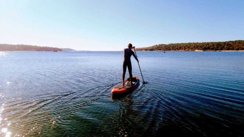 Lisbon: Stand Up Paddle Adventure at Albufeira Lagoon - Paddleboarding Equipment and Instruction