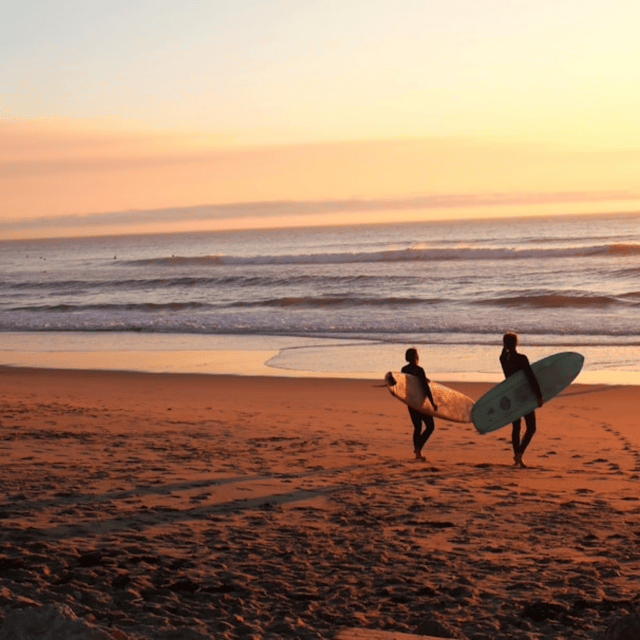Lisbon: Sunset Surf Experience - Meeting at Portugal Surf School in Costa da Caparica