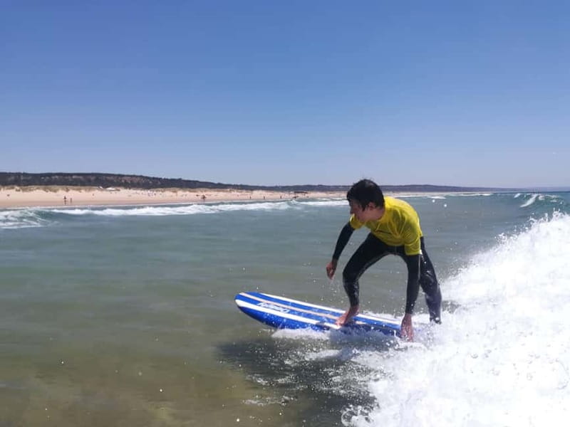 Lisbon: Surfing Lesson on Costa de Caparica Beach - Meet Your Experienced Instructor at SurfChamp SurfSchool