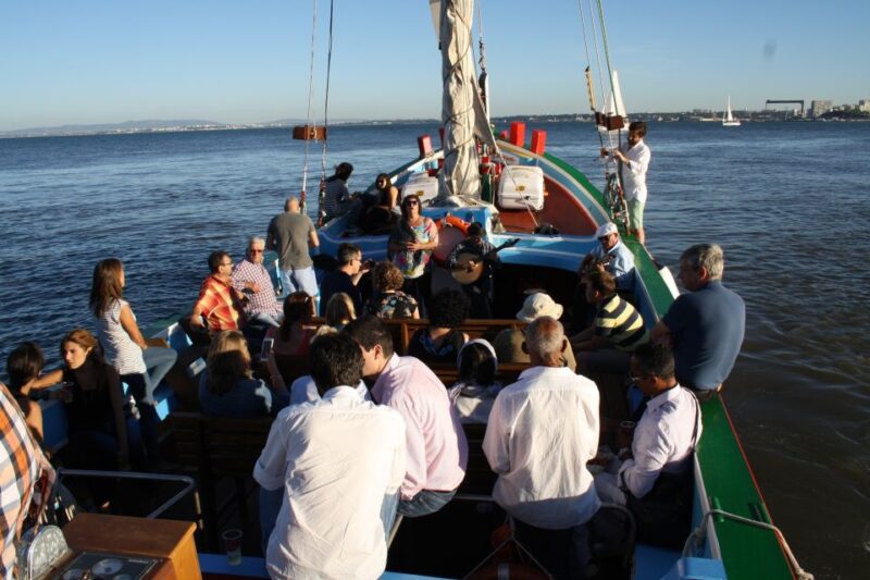 Lisbon: Tagus River Sunset Cruise in a Traditional Vessel - The Sunset and Landmark Views