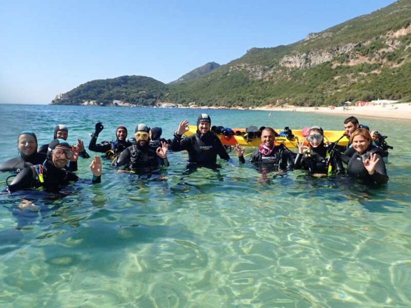 Lisbon: Try Dive in Arrábida Marine Reserve Setubal Sesimbra - Key Points