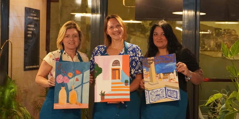 Lisbon: Wine & Paint Experience - An Artistic Souvenir to Remember Lisbon