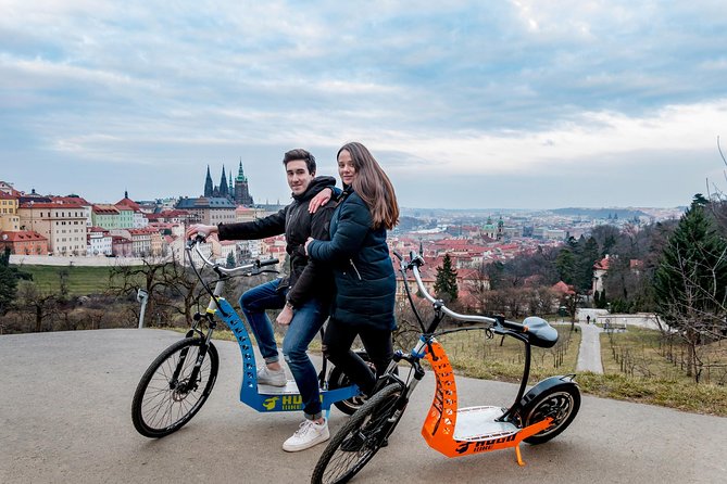 Live guided Electric Trike & e-Scooter Tour of Prague - An Engaging Guide Experience and Clear Route