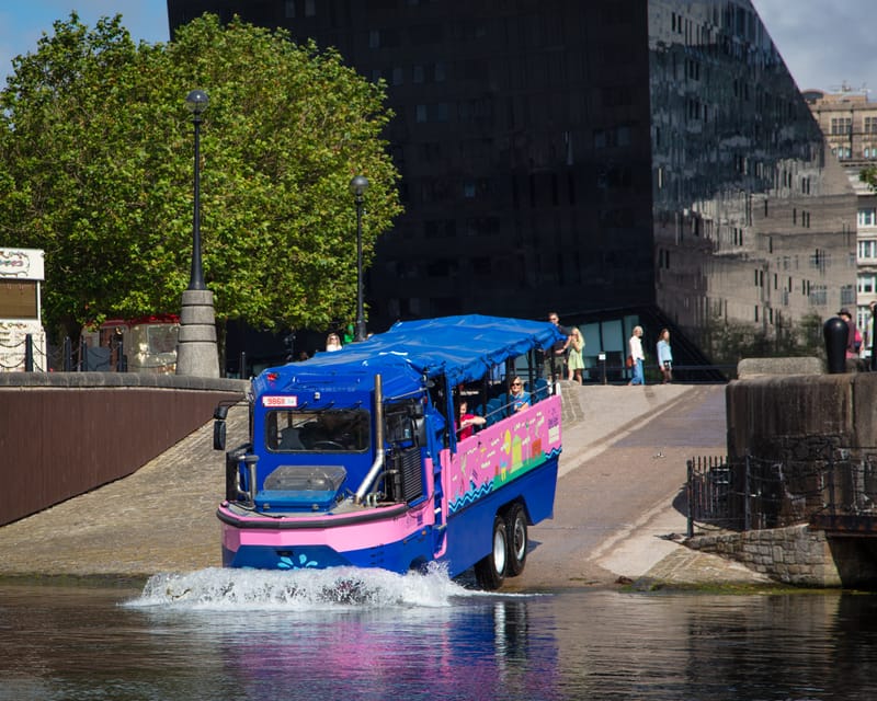 Liverpool: Amphibious Tour and Royal Albert Dock Splashdown - The Journey Transforms from Road to Water at the Royal Albert Docks