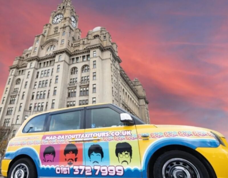 Liverpool: Beatles-Themed Private Taxi Tour with Transfers - Riding in Style: The Sgt. Pepper-Themed Taxi Experience