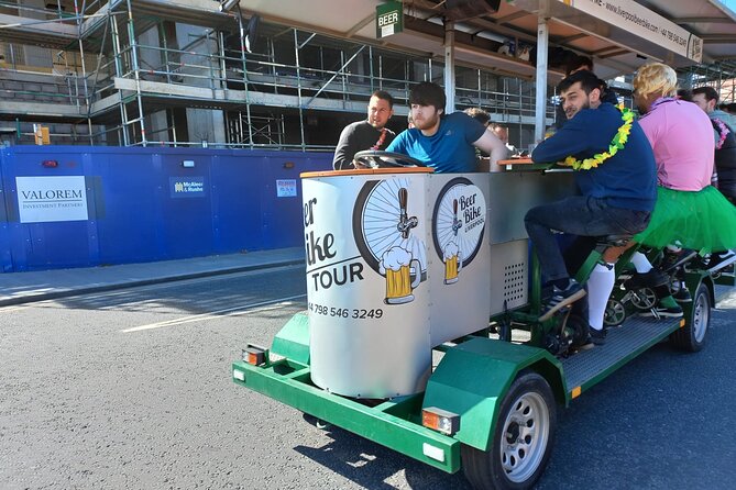 LIverpool beer or prosecco bike tour - Exploring Liverpool’s Baltic Triangle on a Pedal Party Bike