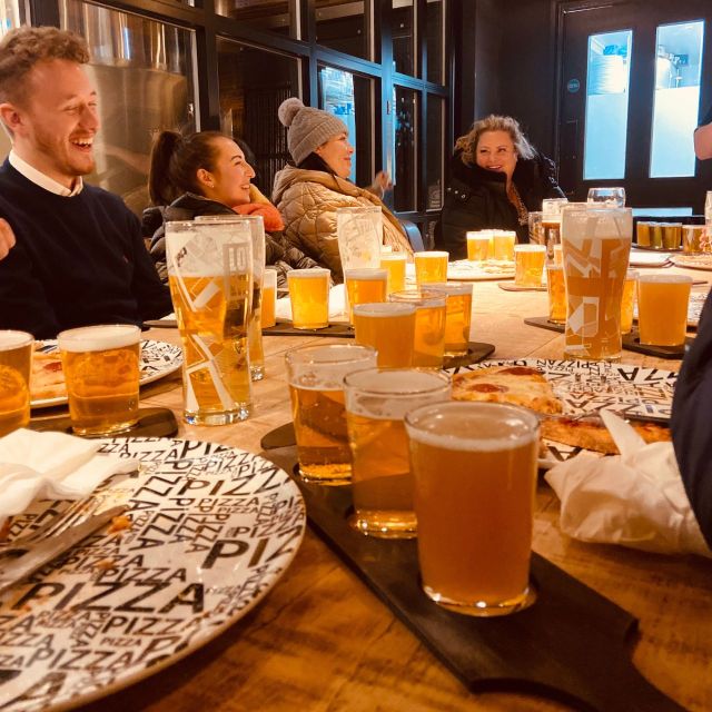 Liverpool: Brewery Bus Tour with 12 Beer and Pizza - Tasting 12 Freshly Crafted Beers Across 4 Breweries